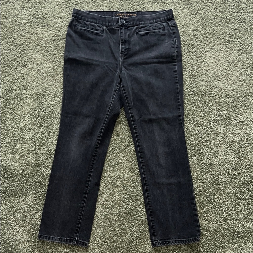 Vintage Lauren Jeans Co. Ralph Lauren Black Denim Pants – Size 10P – Hong Kong